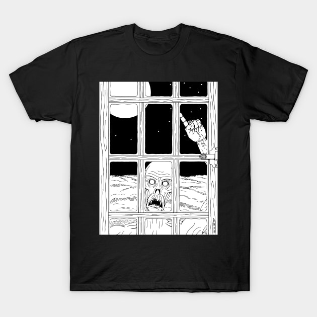 It Wants To Come In T-Shirt by AzureLionProductions